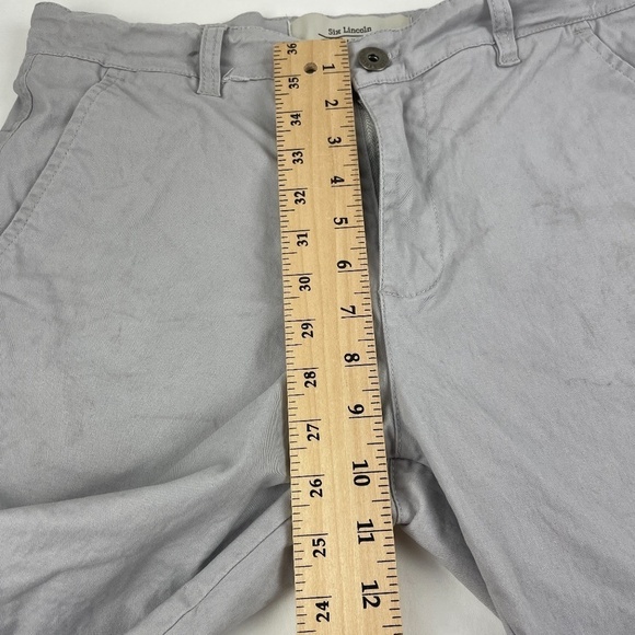 Six Lincoln Shorts Mens Size 30 Gray Flat Front Classic Fit - Picture 6 of 9